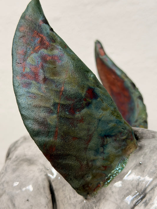 Formidable Winged Raku Rhino