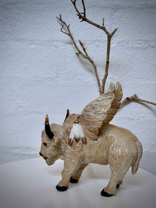 Winged White Buffalo