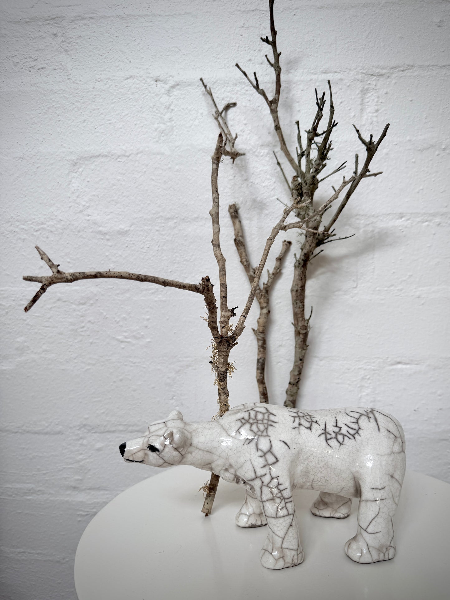 Standing Raku Papa Polar Bear