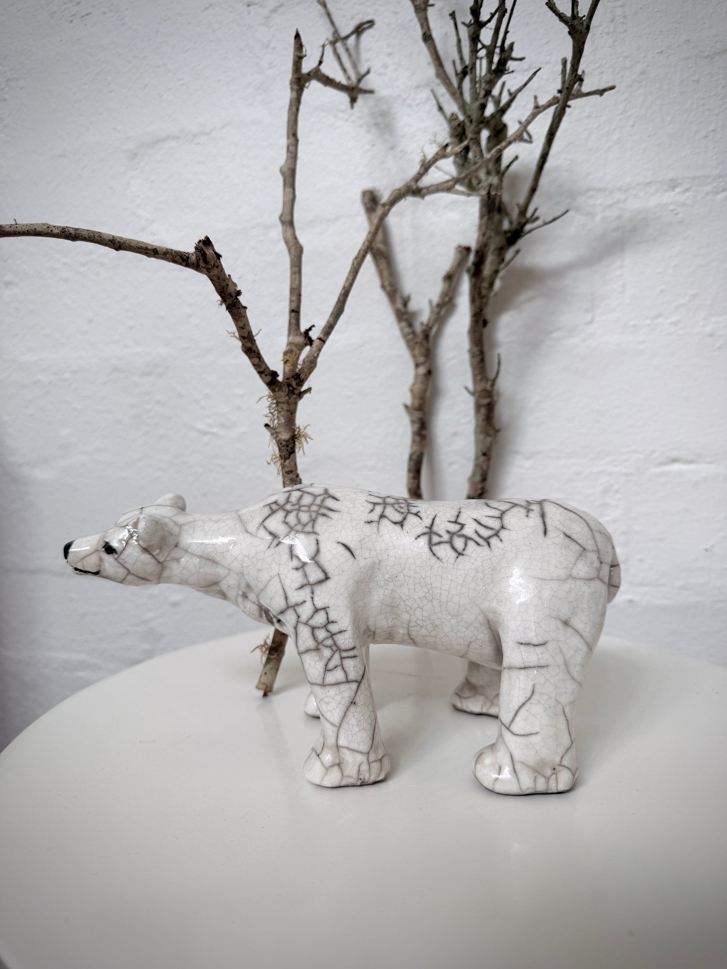 Standing Raku Papa Polar Bear