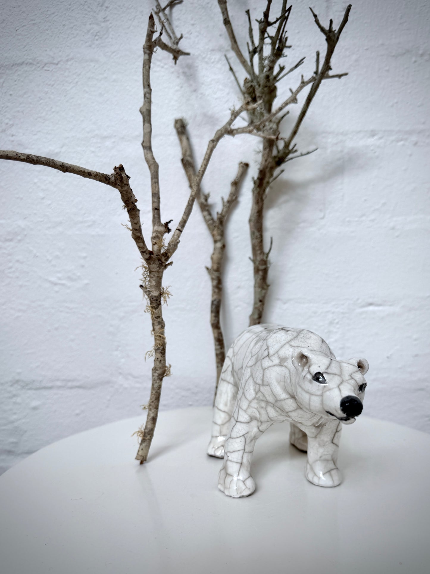 Standing Raku Papa Polar Bear