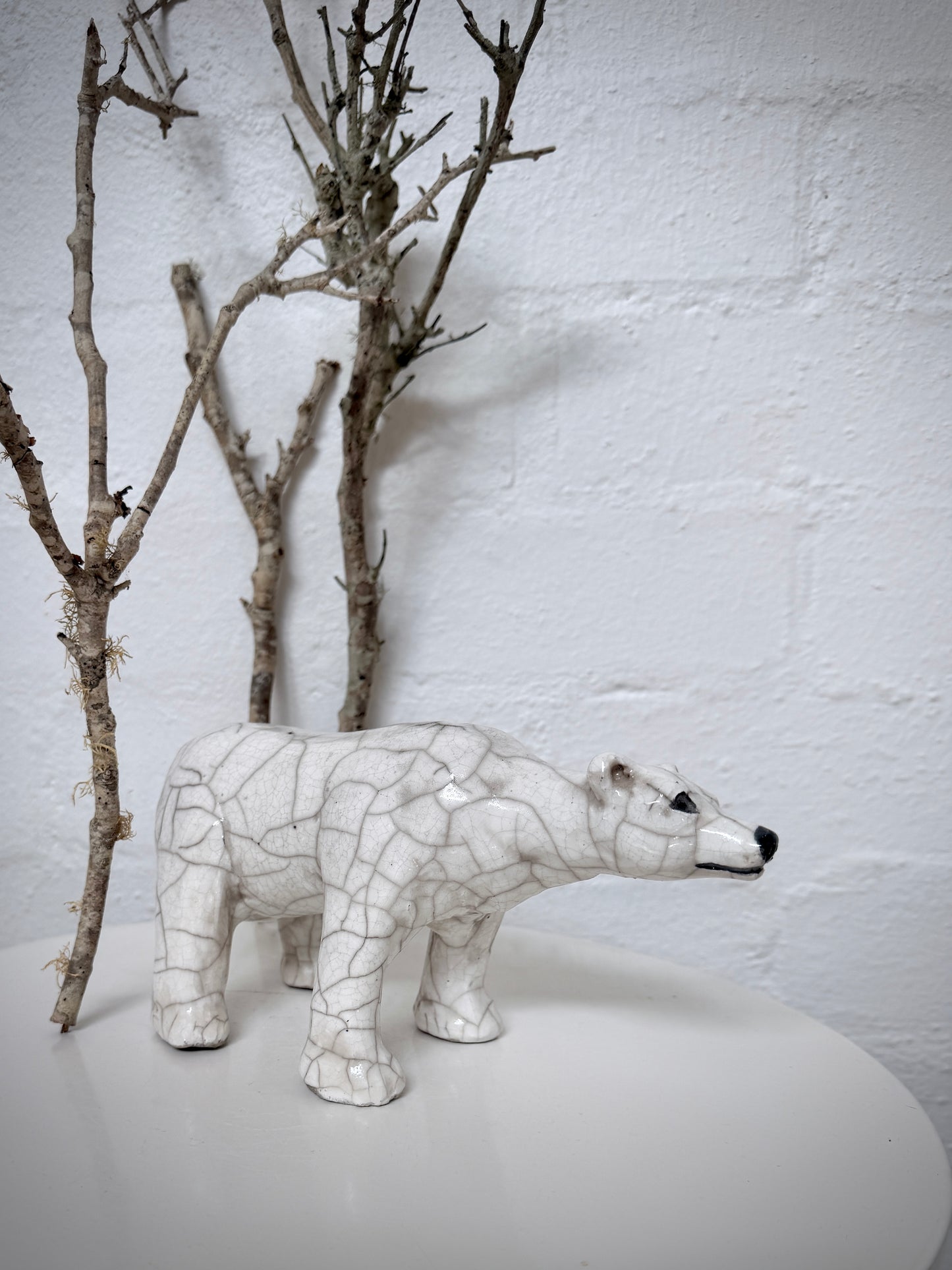 Standing Raku Papa Polar Bear