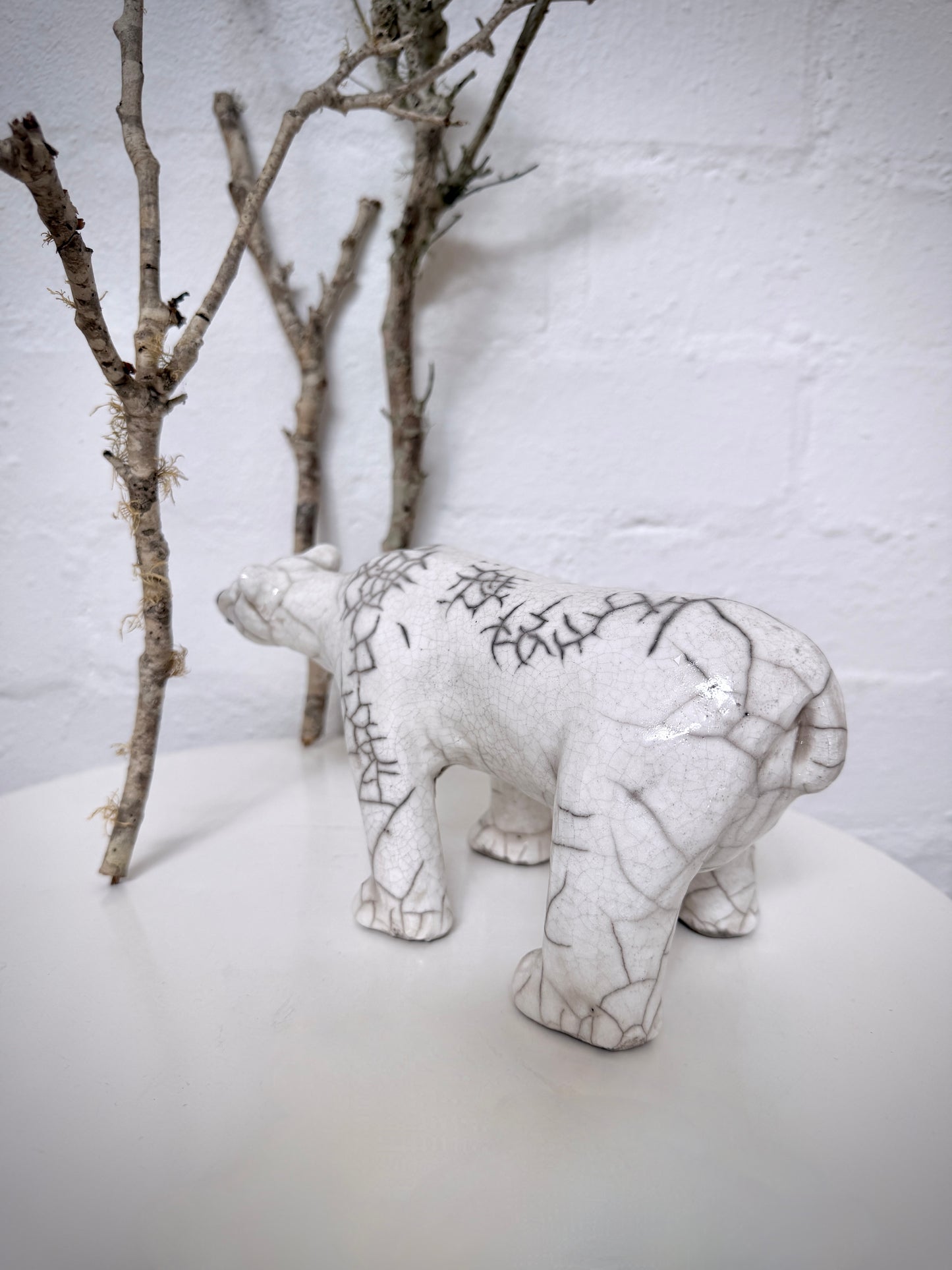 Standing Raku Papa Polar Bear