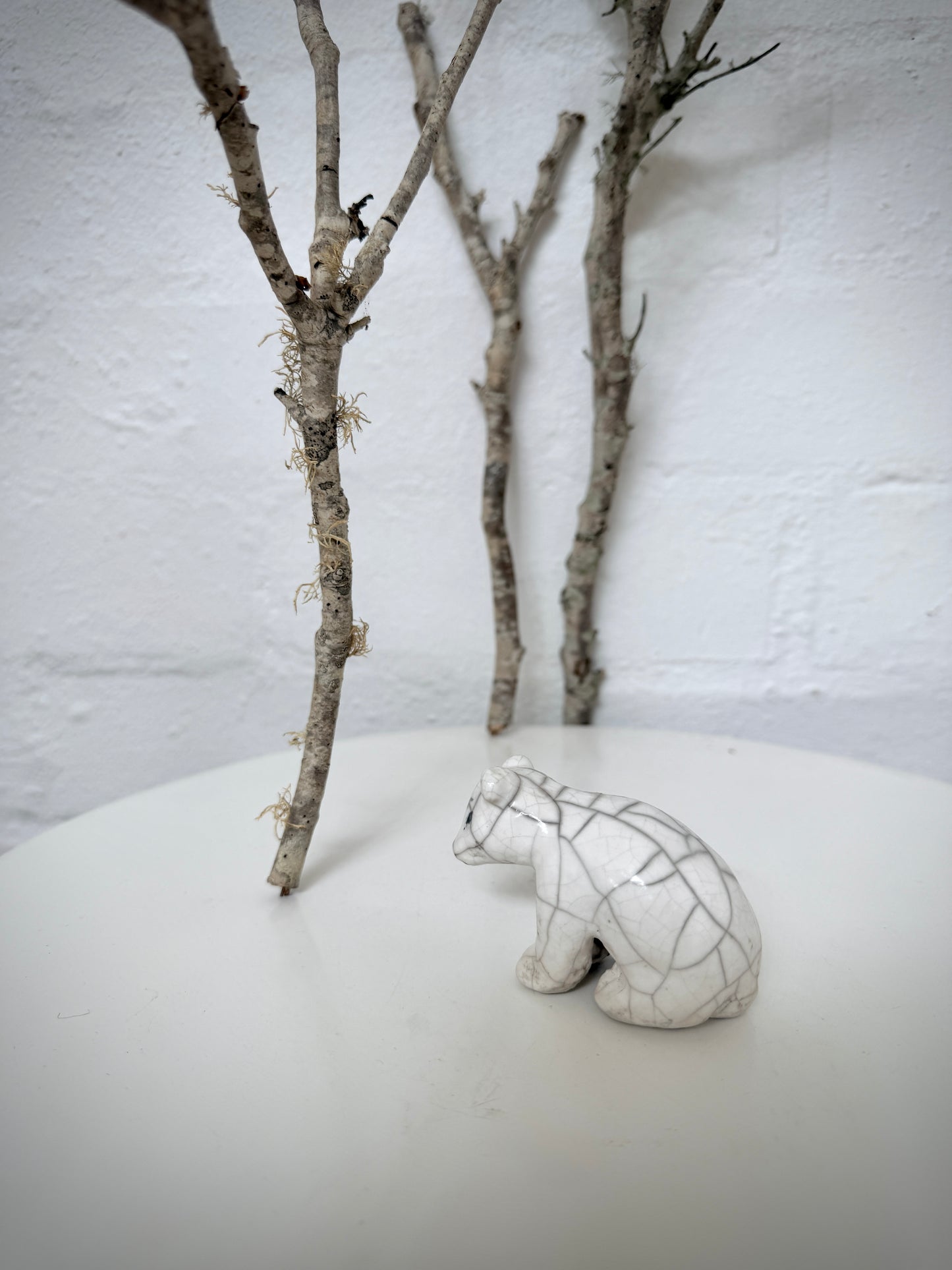 Raku Baby Polar Bear