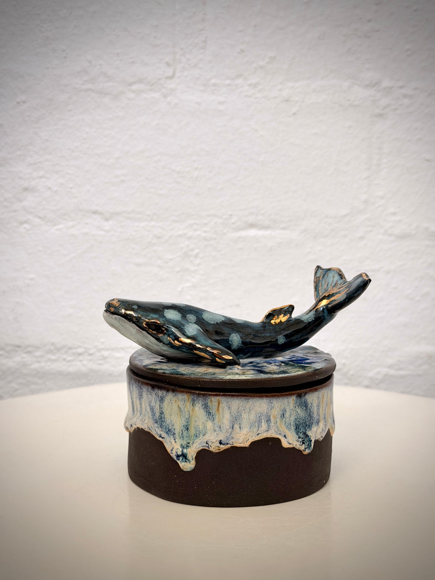 Whale keepsake Lidded Jewellery Box