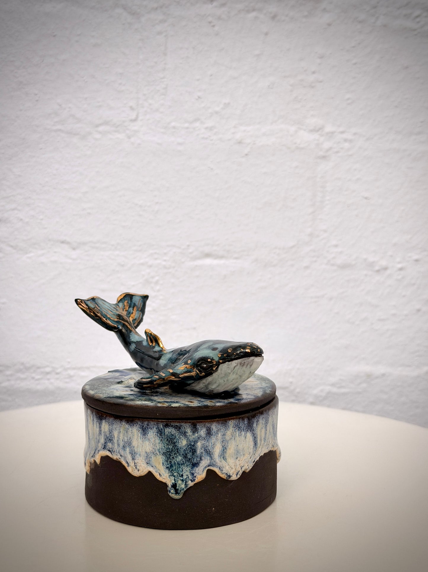Whale keepsake Lidded Jewellery Box