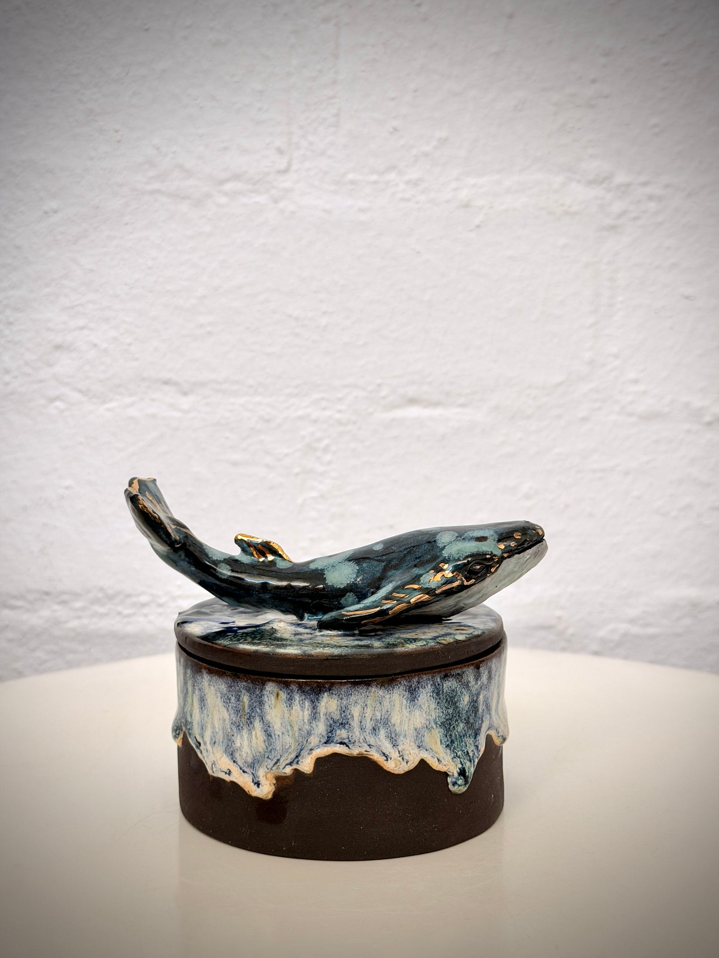 Whale keepsake Lidded Jewellery Box
