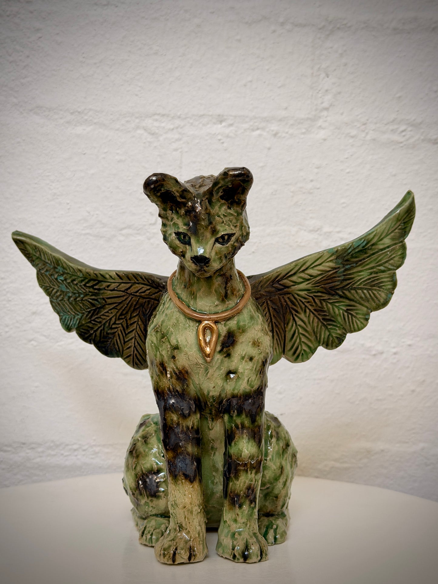 Winged Wild Serval Cat