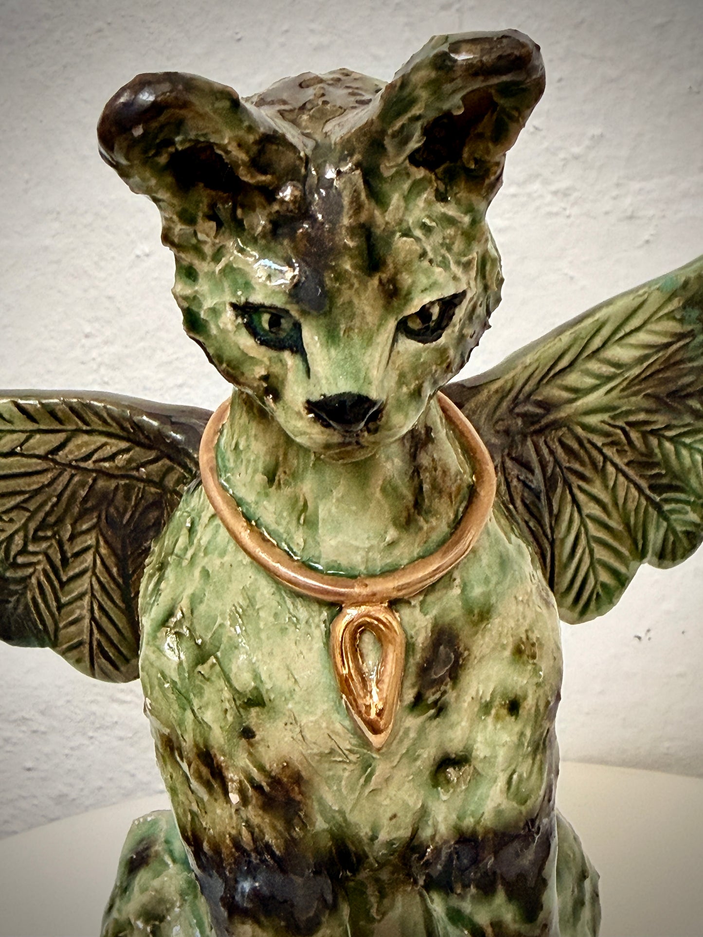 Winged Wild Serval Cat