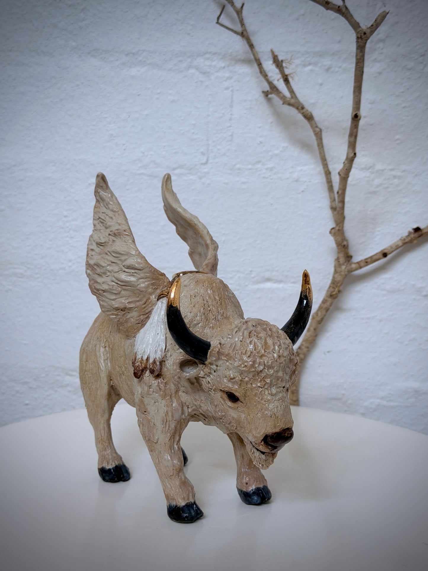 Winged White Buffalo