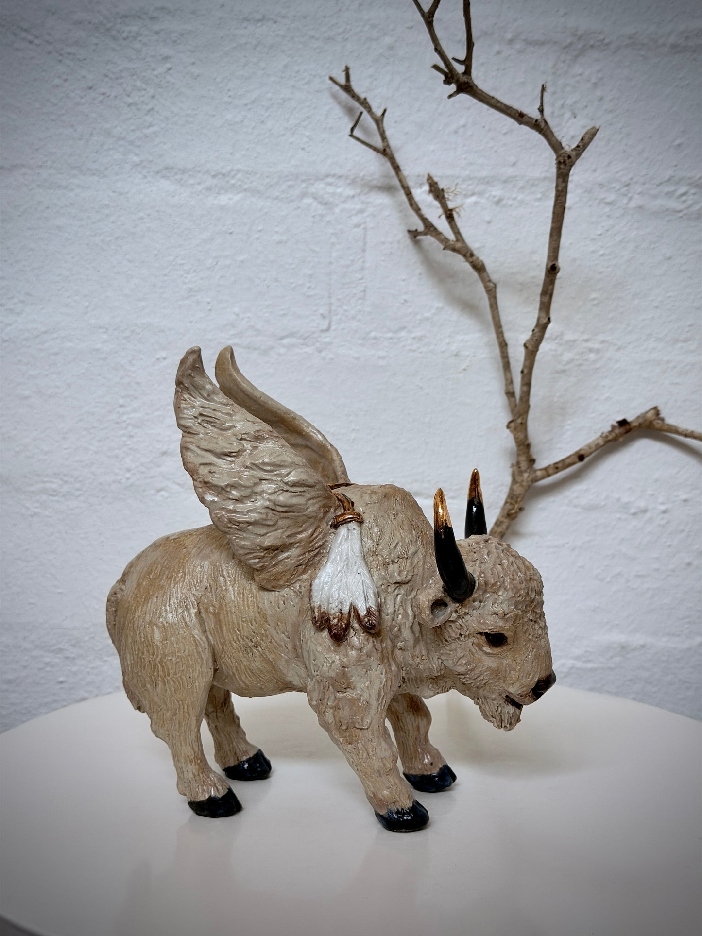 Winged White Buffalo