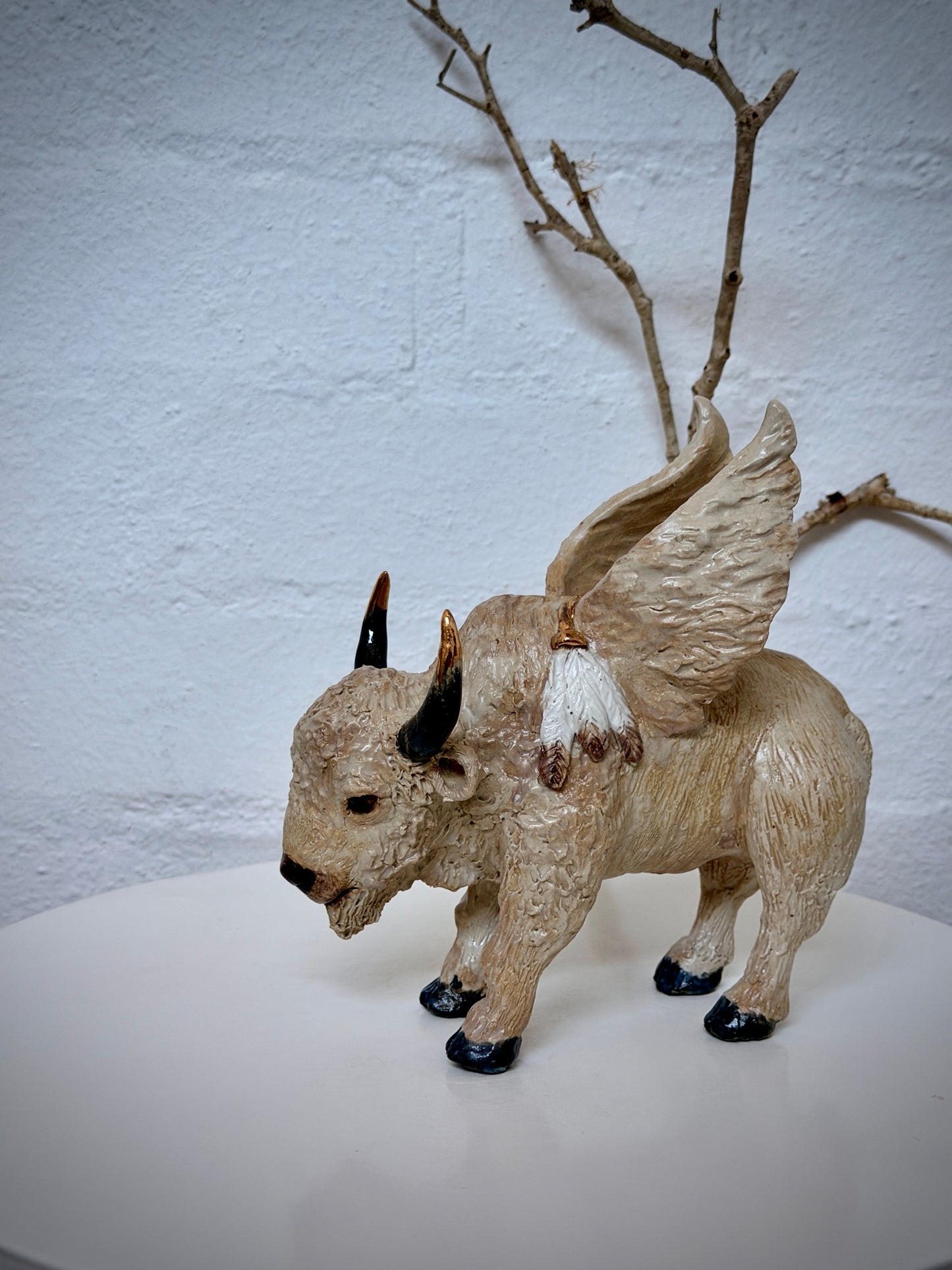 Winged White Buffalo