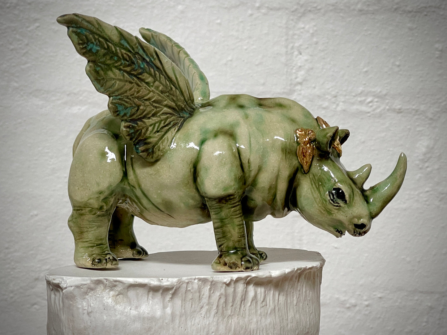 Winged White Rhinoceros