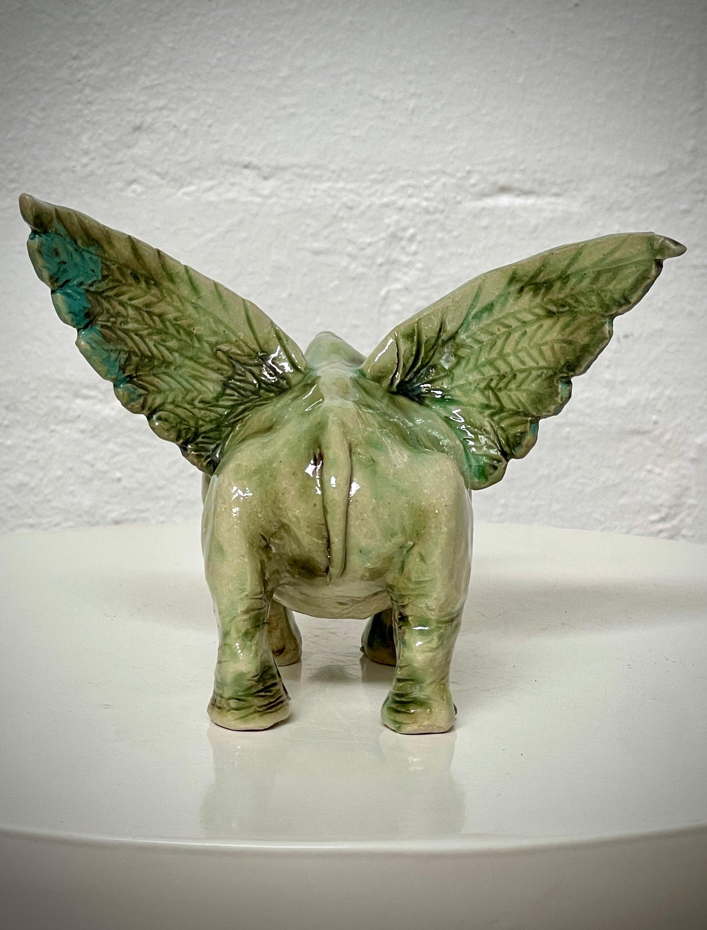 Winged White Rhinoceros