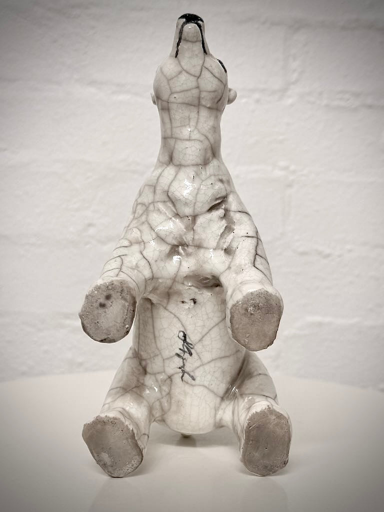 Standing Raku Papa Polar Bear